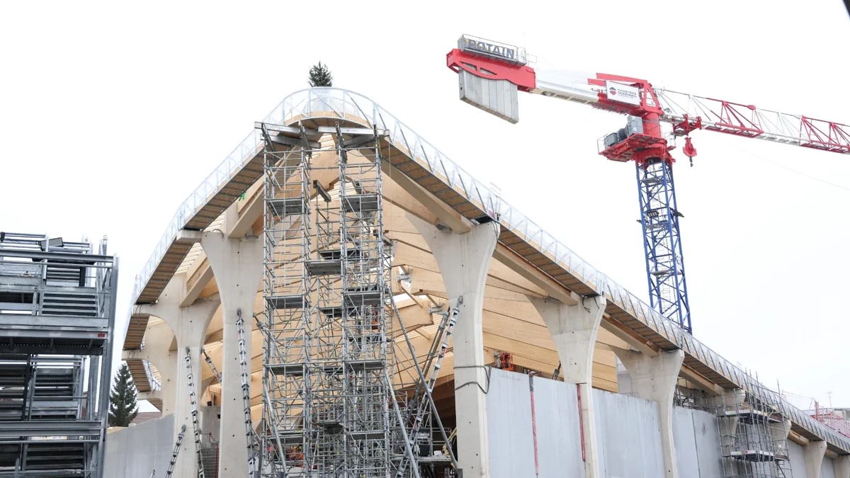 Chantier du nouveau marché de Nogent-sur-Marne